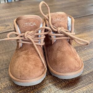 Nautica Kids Tan Suede Boots